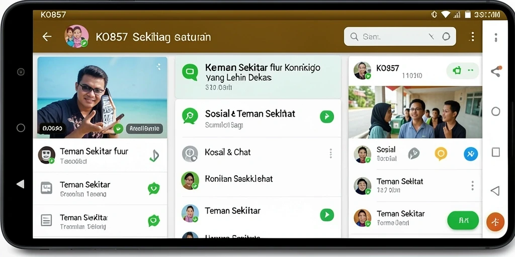 Tampilan antarmuka KO857 yang menarik dan fungsional.